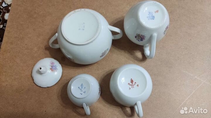 Чайный сервиз ссср, солонки