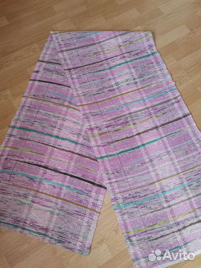 Домотканые половики разноцветные