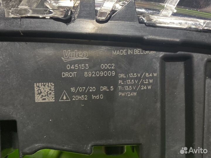 Дхо правый citroen picasso c4/ grand picasso новый