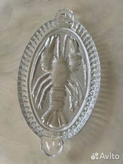 Блюдо хрустальное СССР