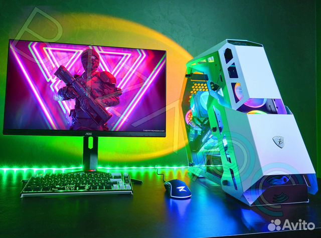 Новый пк Ryzen 5 7600x / RTX 4070 купить в Москве | Электроника | Авито