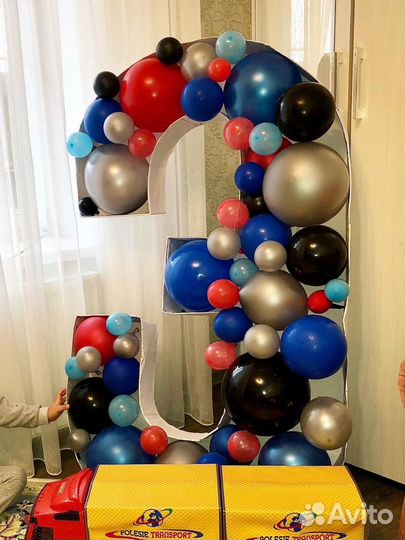 Цифра 3 на день рождения