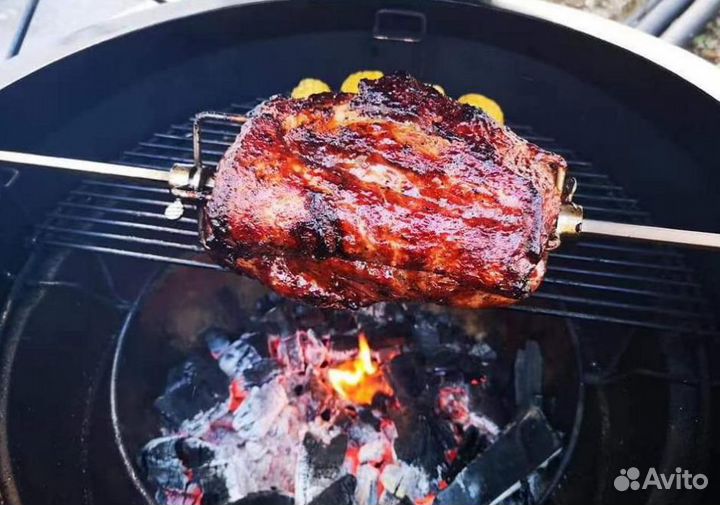Вертел для керамического гриля, электрический