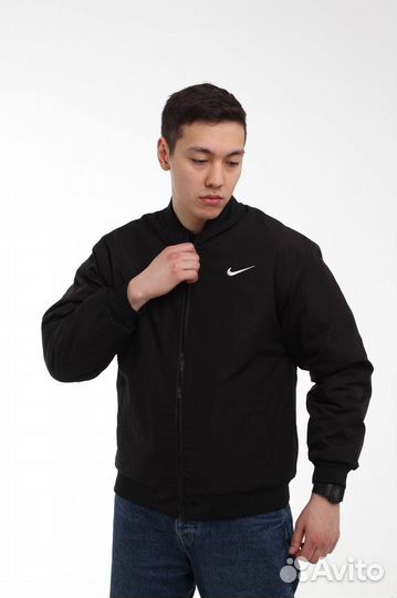 Бомбер Nike двухсторонний black