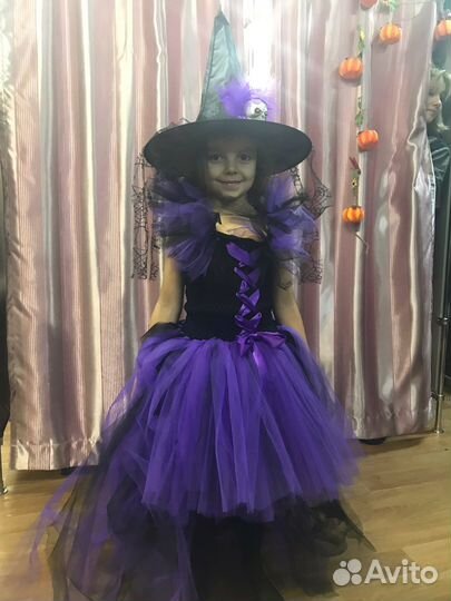 Хэллоуин. Костюмы для девочек 3-9 лет напрокат