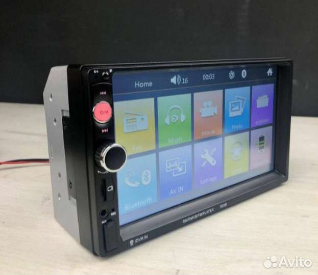 Магнитола 2din bluetooth (новая)