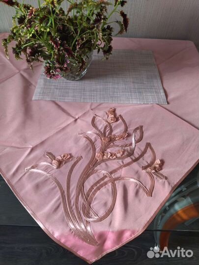 Комплект для кухни, штора и скатерть