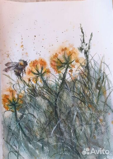 Картина акварелью 