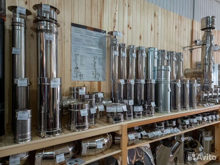 Трубы для Дымохода банной печи, газового котла