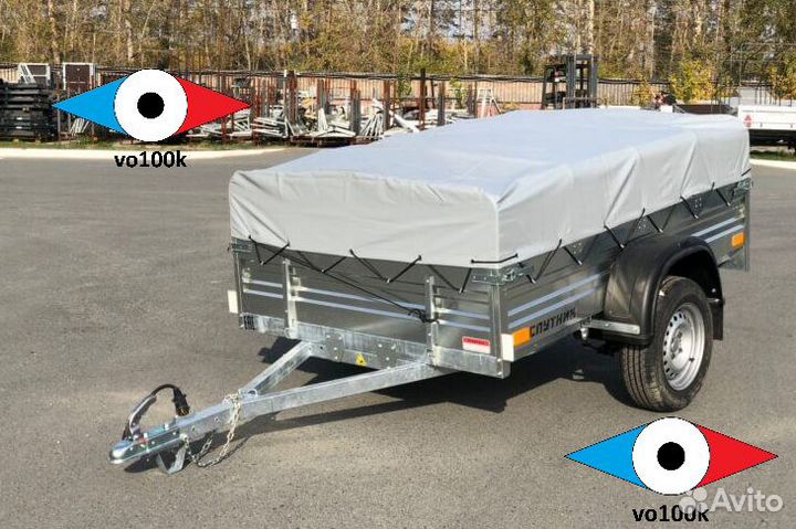 Прицеп легковой Спутник Стандарт 2513/48