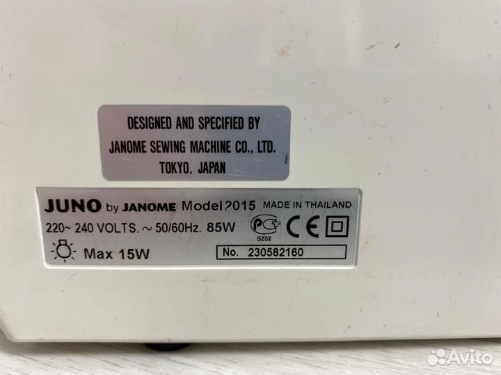 Швейная машина Juno by Janome model 2015