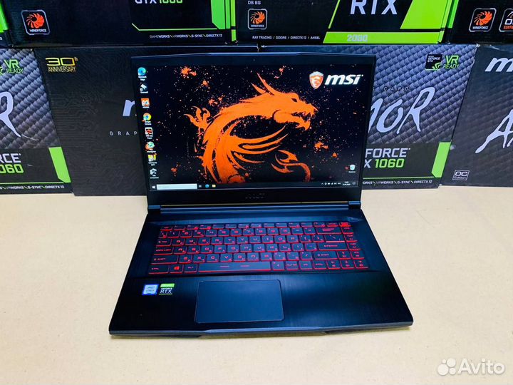 Игровой ноутбук MSI Core i5 RTX 2060 6Gb