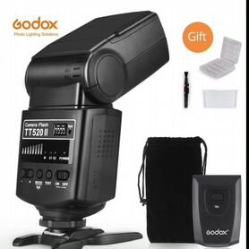 Вспышка камеры godox tt520+ зарядное+ аккумы