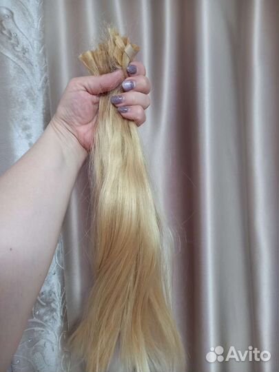 Волосы для наращивания блонд