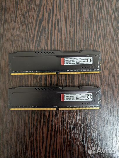 Оперативная память HyperX Fury 4 гб DDR4 2400 мгц