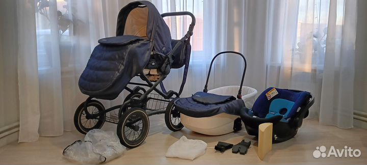 Коляска Tutis zippy 2 в 1 + автолюлька Cybex Aton