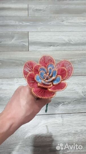 Роза ручной работы. Подарок