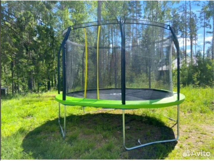 Батут с защитной сеткой для детей
