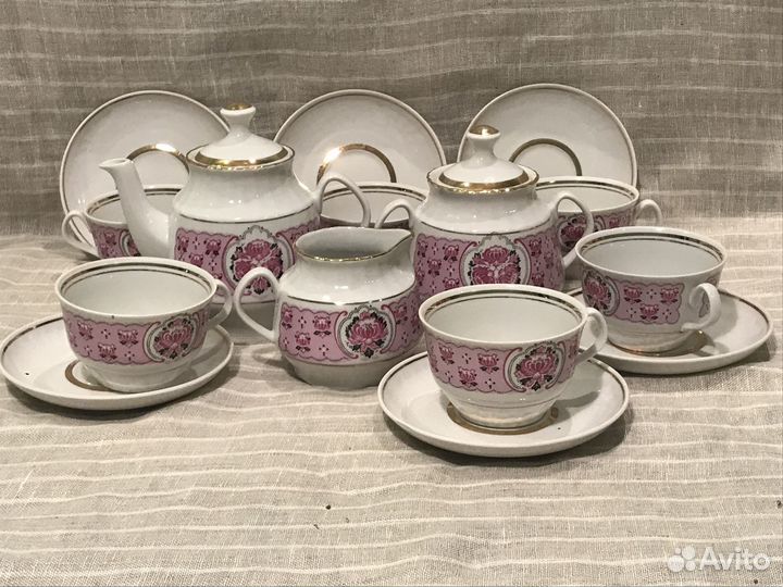Сервиз чайный фарфор СССР Рига