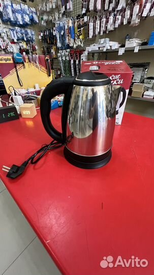 Чайник электрический Великие Реки Чая-3а, нерж. ст