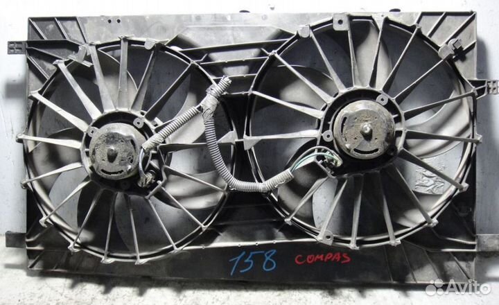 Вентилятор радиатора jeep Compass