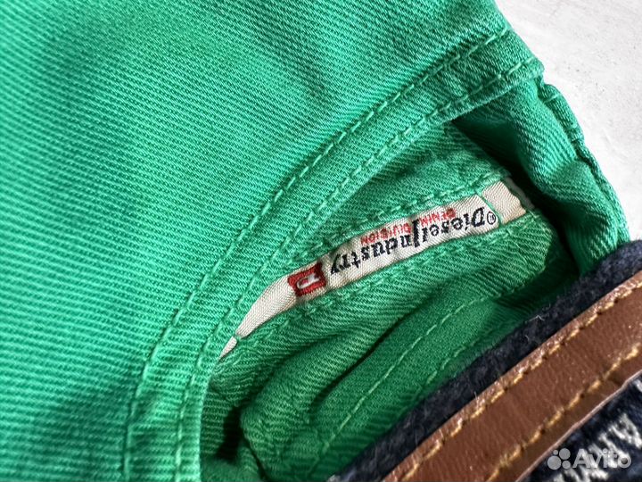 Зеленые Джинсы дизель