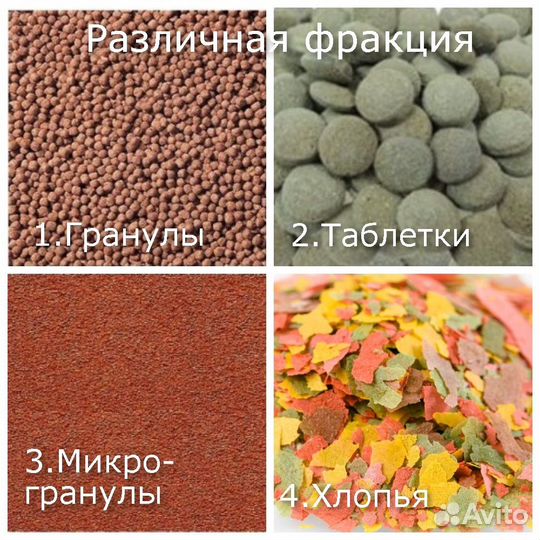 Корма для всех видов аквариумных рыб