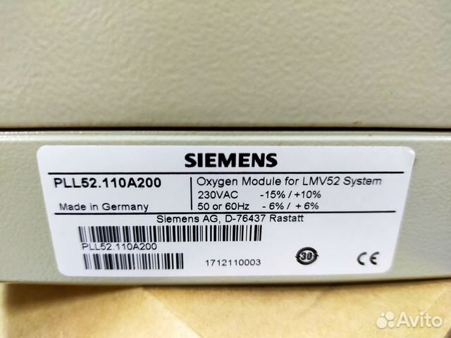 Кислородный модуль Siemens PLL52.110A200 купить в Набережных Челнах ...