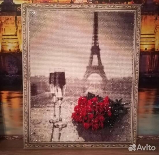 Готовые алмазные мозаики на подрамнике