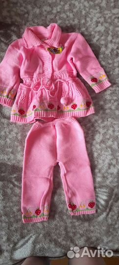 Костюм для девочки вязанный