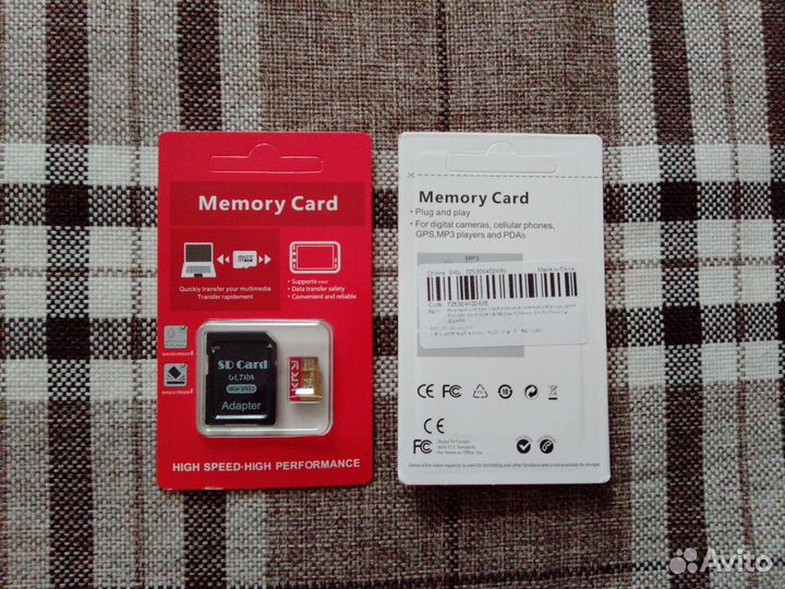 Карта памяти MicroSD 64gb