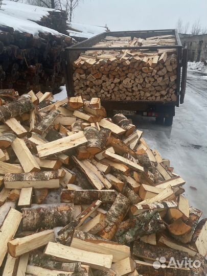 Дрова березовые колотые с доставкой