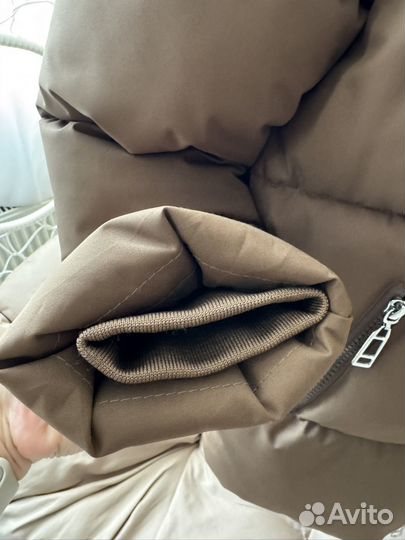 Куртка новая зимняя женская коричневая р.44-46