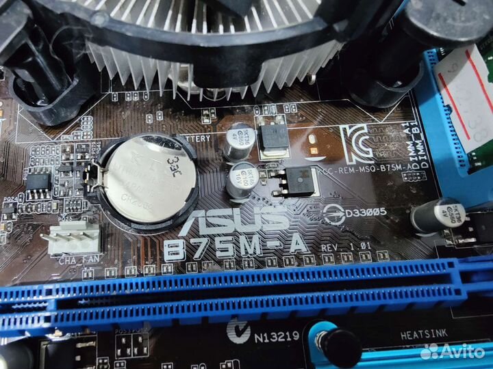 Asus B75M-A + intel G2130 + 4Gb