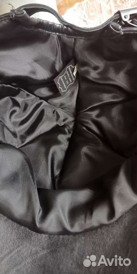 Кепка из натуральной кожи