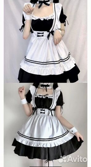 Костюм горничной косплей аниме