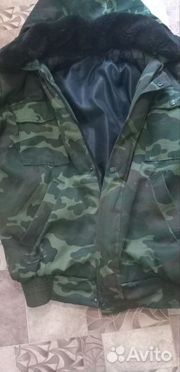 Мужская зимняя куртка, камуфляжная расцветка