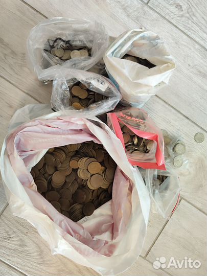 Монеты СССР 1961-1991 года оптом 12 кг