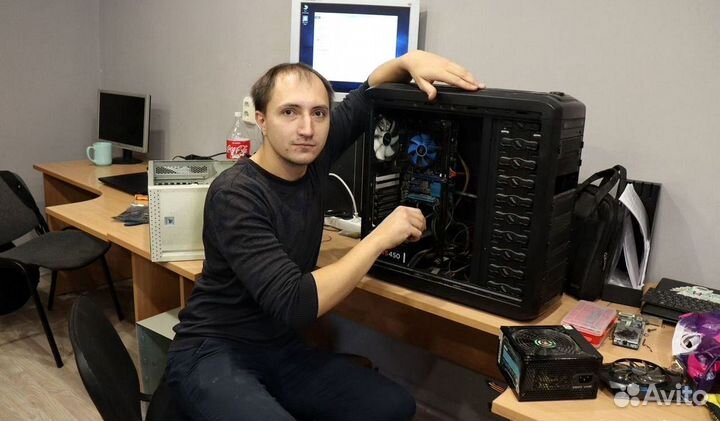 Ремонт компьютеров на дому + Ремонт ноутбуков +