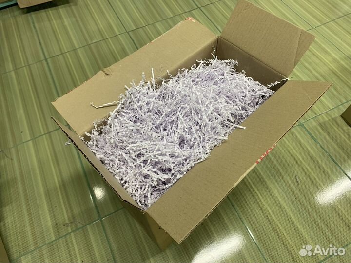 Бумажный наполнитель для подарков - 1 кг белый