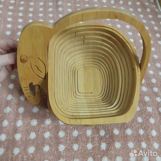 Корзинка деревянная