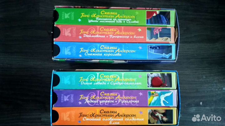 Лицензия,VHS коллекция Андерсон сказки,мультфильмы