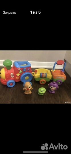 Fisher price паровоз