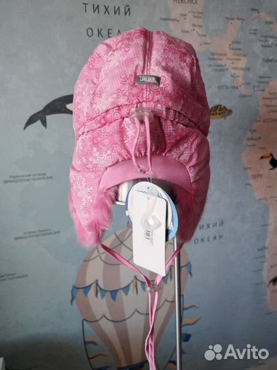 Шапка ушанка зимняя для девочки