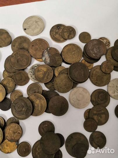 Монеты дальнего зарубежья, Украины и России