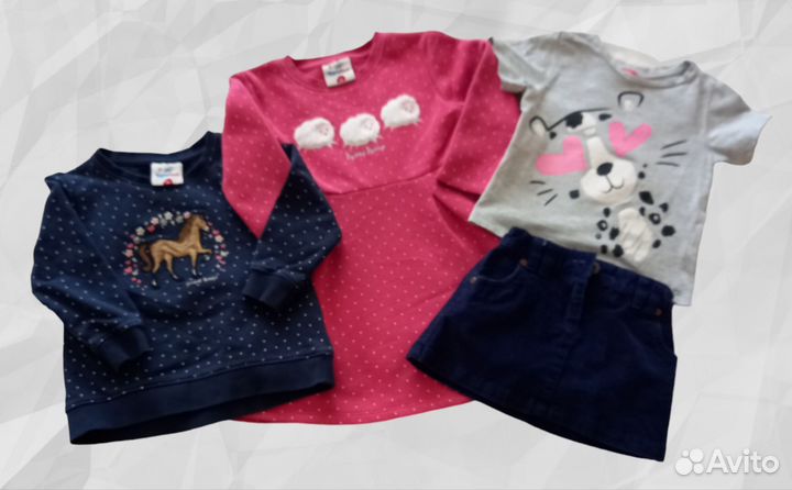 Вещи пакетом на девочку 92 98