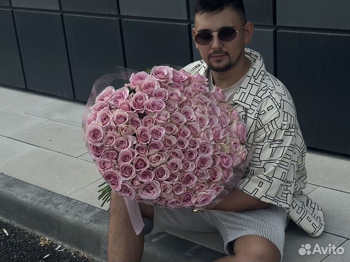 Букет 101 роза доставка цветов цветы розы