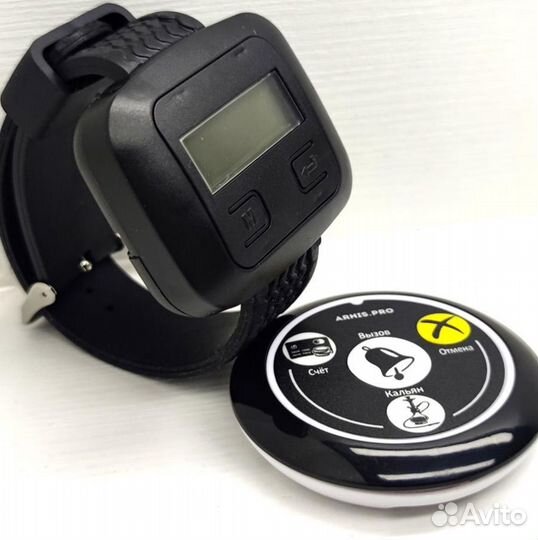 Система - кнопка вызова официанта и табло