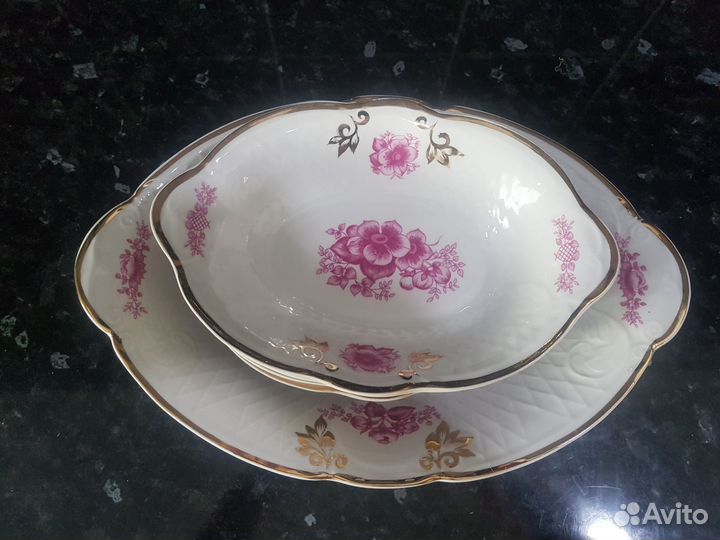 Набор салатников фарфор СССР