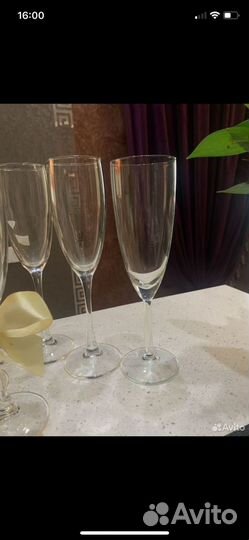 Фужеры 6 шт. богемия